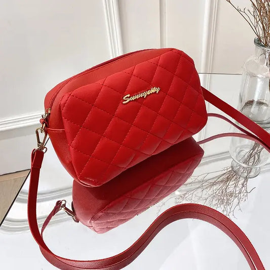 2023 Tassel Small Messenger Bag for Women Trend Lingge Embroidery Camera Female Shoulder Bag Fashion Chain Ladies Crossbody Bags